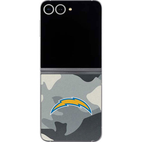 NFL Los Angeles Chargers Camo Galaxy Z Flip6 Skin